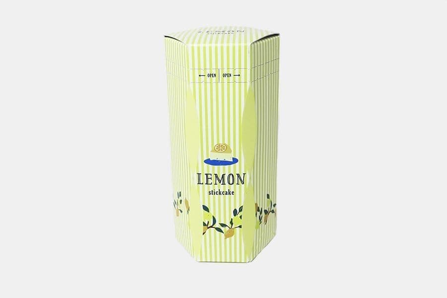 レモン菓子向けの六角形化粧箱