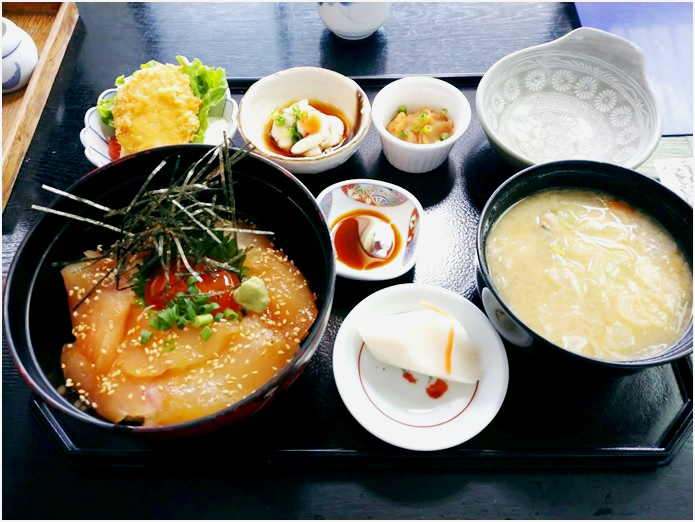 鱈の漬け丼