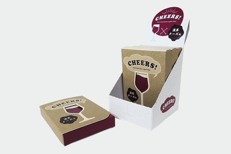 CHEERS食品用化粧箱ディスプレイ兼用中箱
