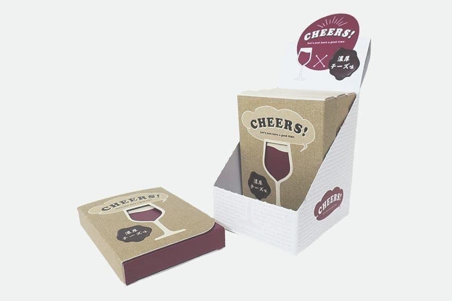 CHEERS食品用化粧箱ディスプレイ兼用中箱