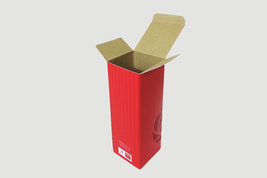 バラがモチーフのプレカラーコルゲートボックス