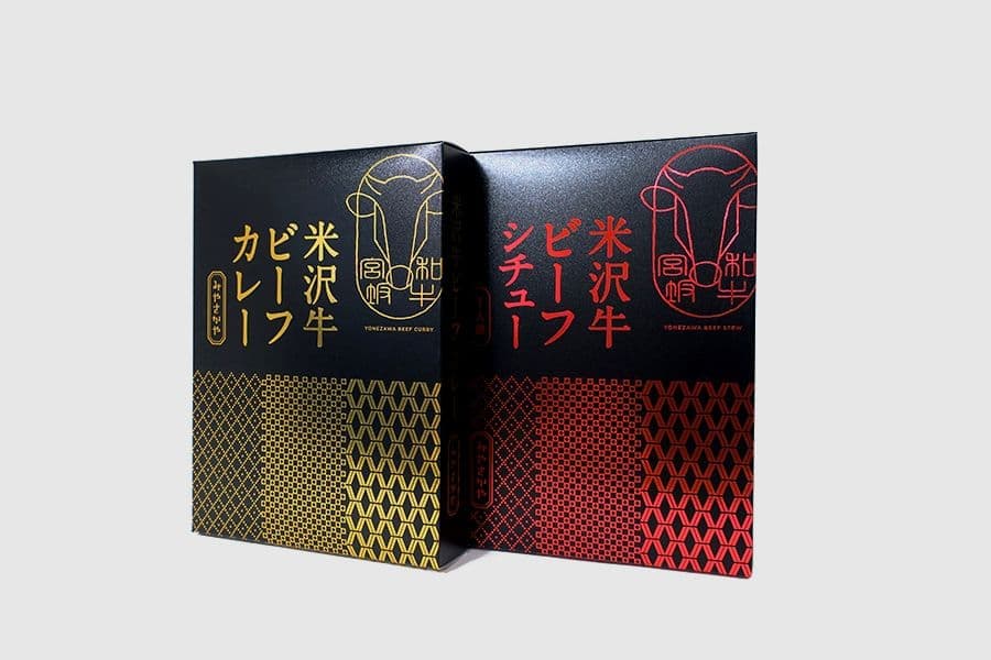 米沢牛ビーフカレービーフシチュー化粧箱