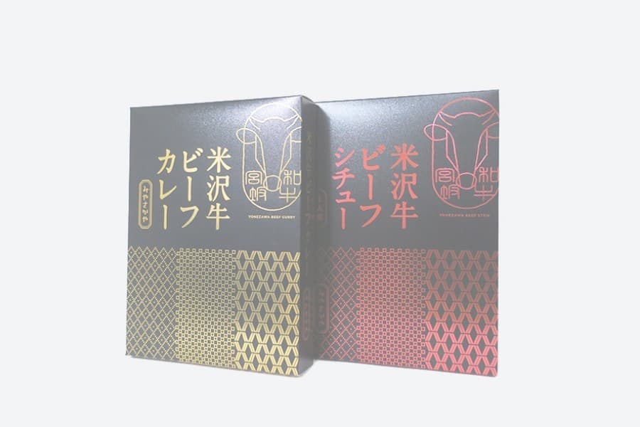 米沢牛ビーフカレービーフシチュー化粧箱