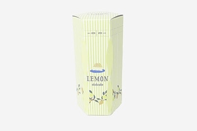 レモン菓子向けの六角形化粧箱